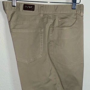 Men’s Michael Kors Slim-Fit Stretch Pants Khaki